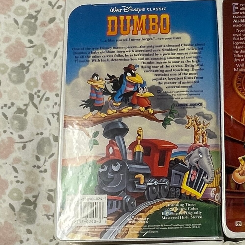 6 Disney VHS Tapes PLUS CHOICE of 1 More - Used - Picture 8 of 11
